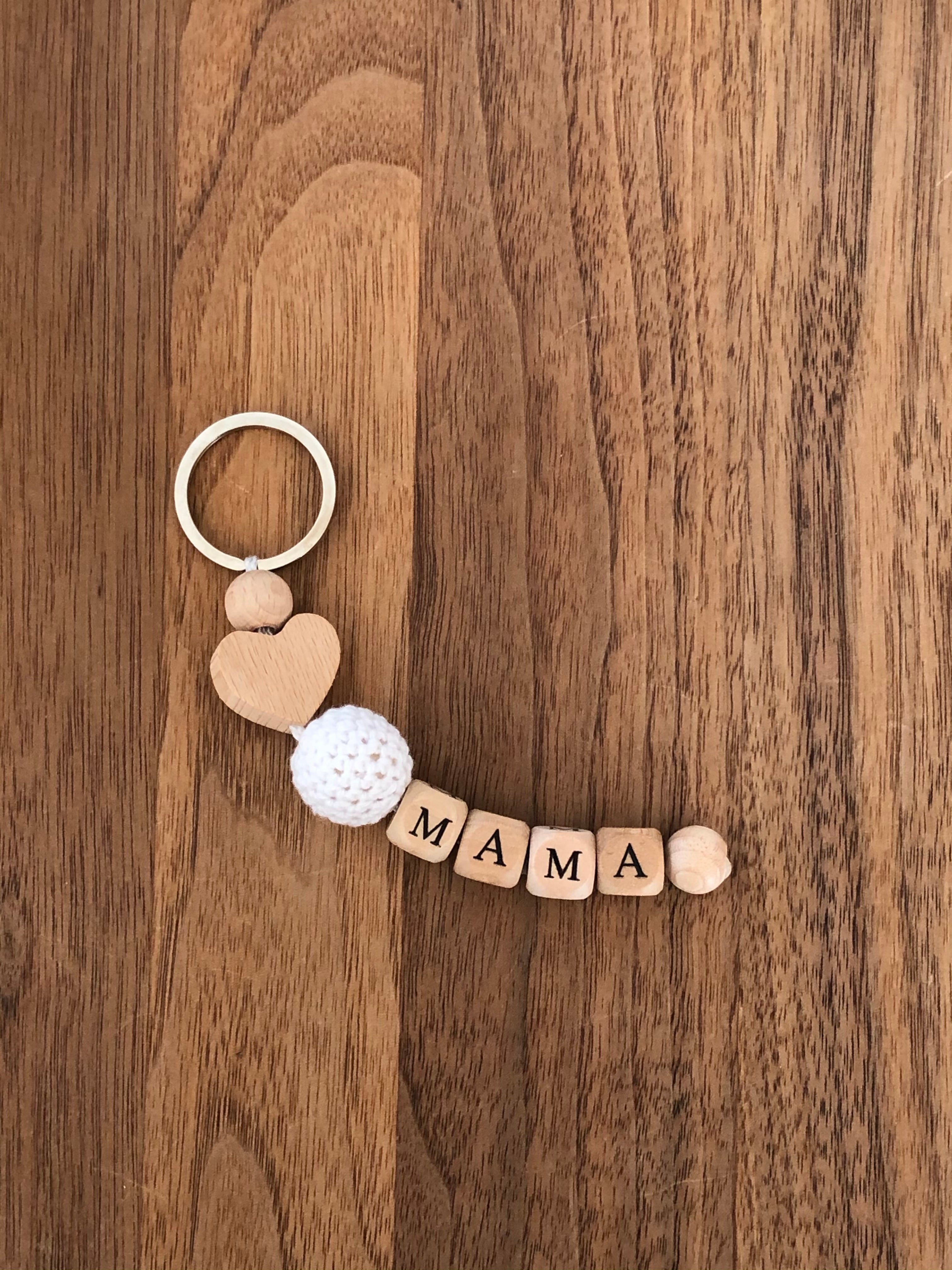 Schlüsselanhänger Mama und Papa - Herzen