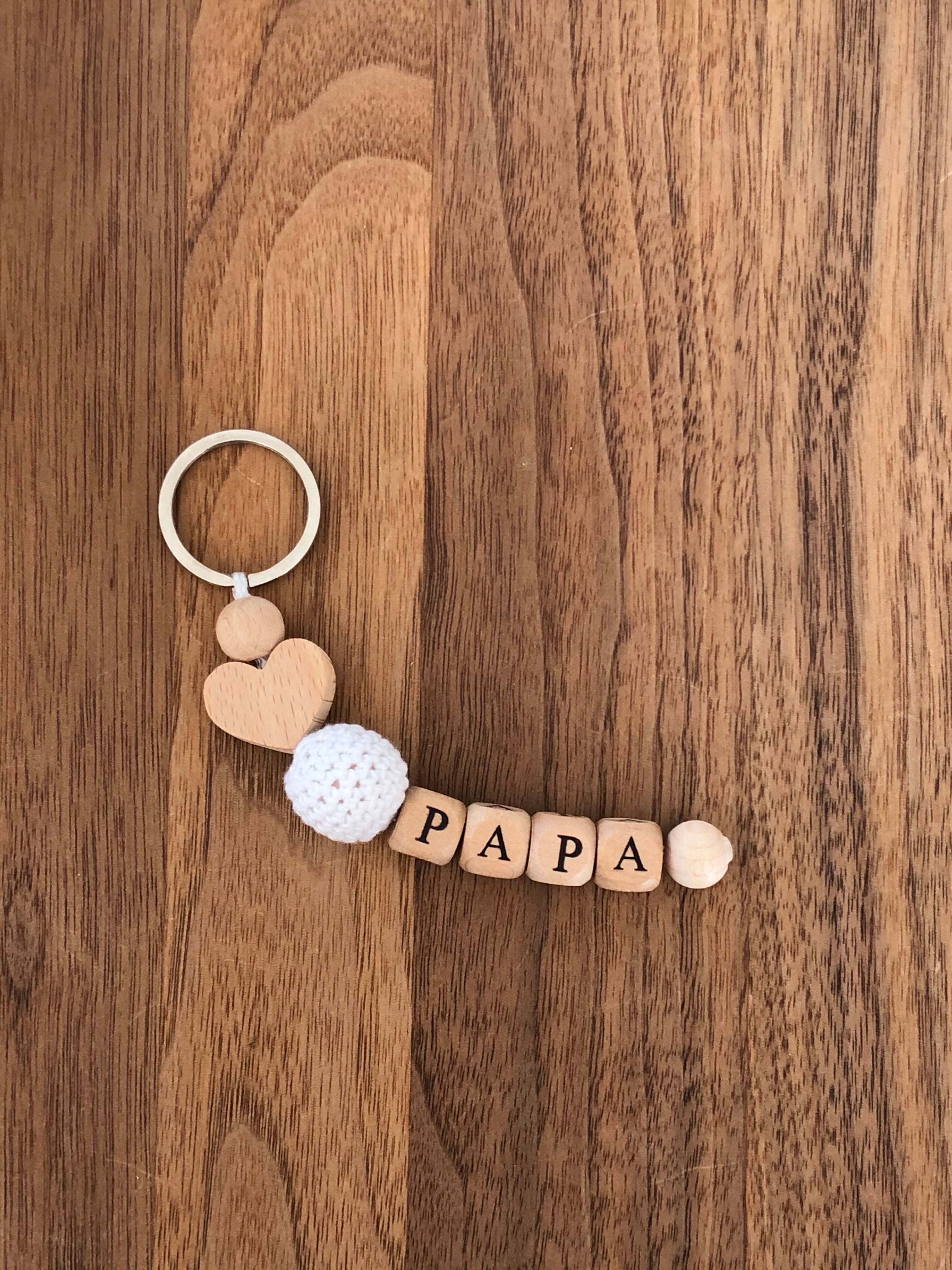 Schlüsselanhänger Mama und Papa - Herzen