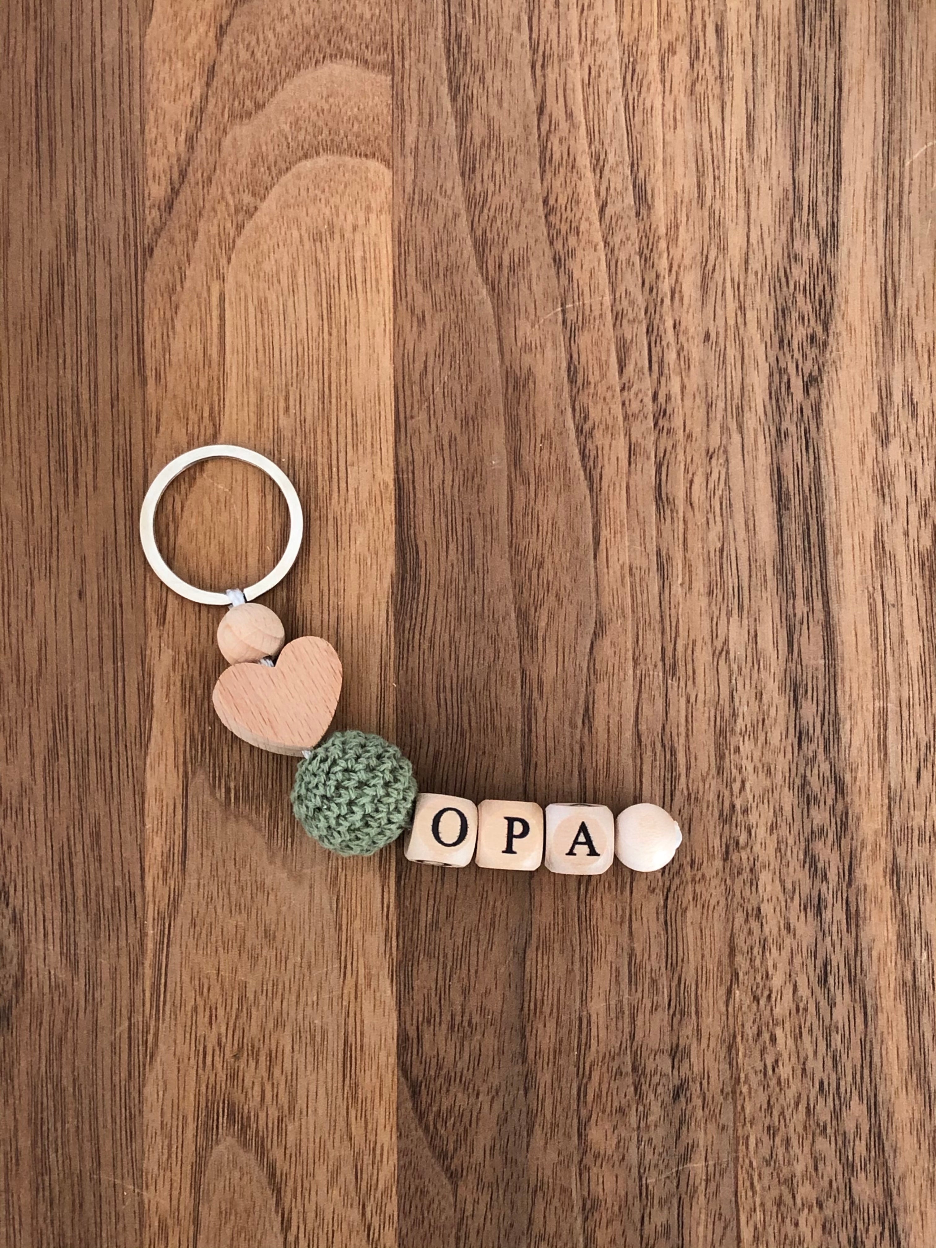 Schlüsselanhänger Oma und Opa - Herzen