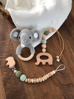 Lade das Bild in den Galerie-Viewer, Schnullerkette - Olive Mint

